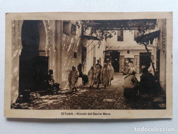 Cartes Postales: POSTAL TETUAN - RINCON DEL BARRIO MORO, CIRCULADA 1941