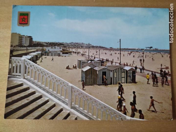 Postales: TANGER PLAYA ED ESCUDO ORO 52 ESCRITA ANIMADA