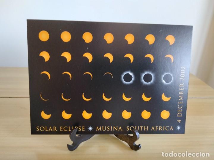 Postales: TARJETA POSTAL DE SOUTH AFRICA DEL ECLIPSE SOLAR 2002 - Foto 1