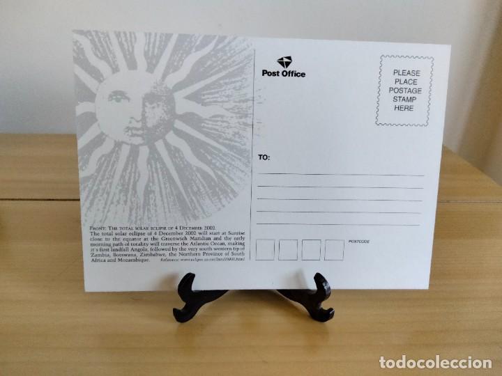 Postales: TARJETA POSTAL DE SOUTH AFRICA DEL ECLIPSE SOLAR 2002 - Foto 2