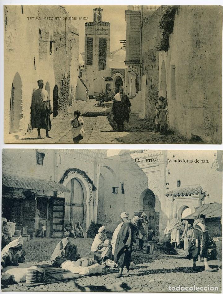 Postales: 2 postales de Tetu&aacute;n, 1910-1920s - Foto 1