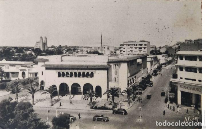Postales: Casablanca. 6 La Poste. Usada. Blanco/Negro - Foto 1
