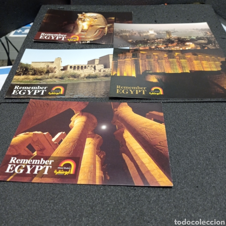 Postales: LOTE 5 DE 5 POSTALES DE EGIPTO - Foto 1