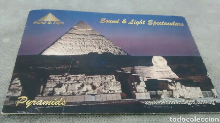 Postais: EGIPTO. PIRAMIDES. SOUND & LIGHT SPECTACULARS. CIRCULADA CON SUS SELLOS