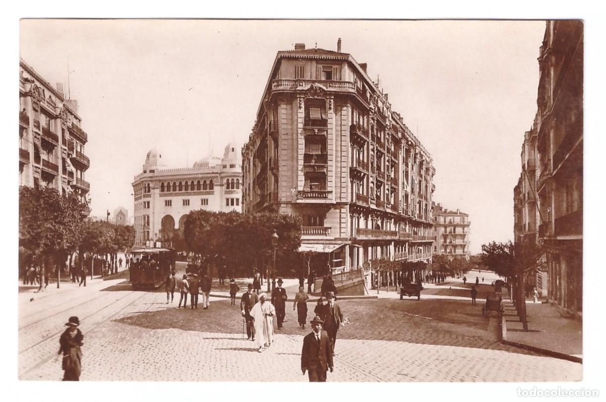 Postales: ARGEL (ALGERIA) // RUE MICHELET ET LA POSTE // SIN CIRCULAR - Foto 1