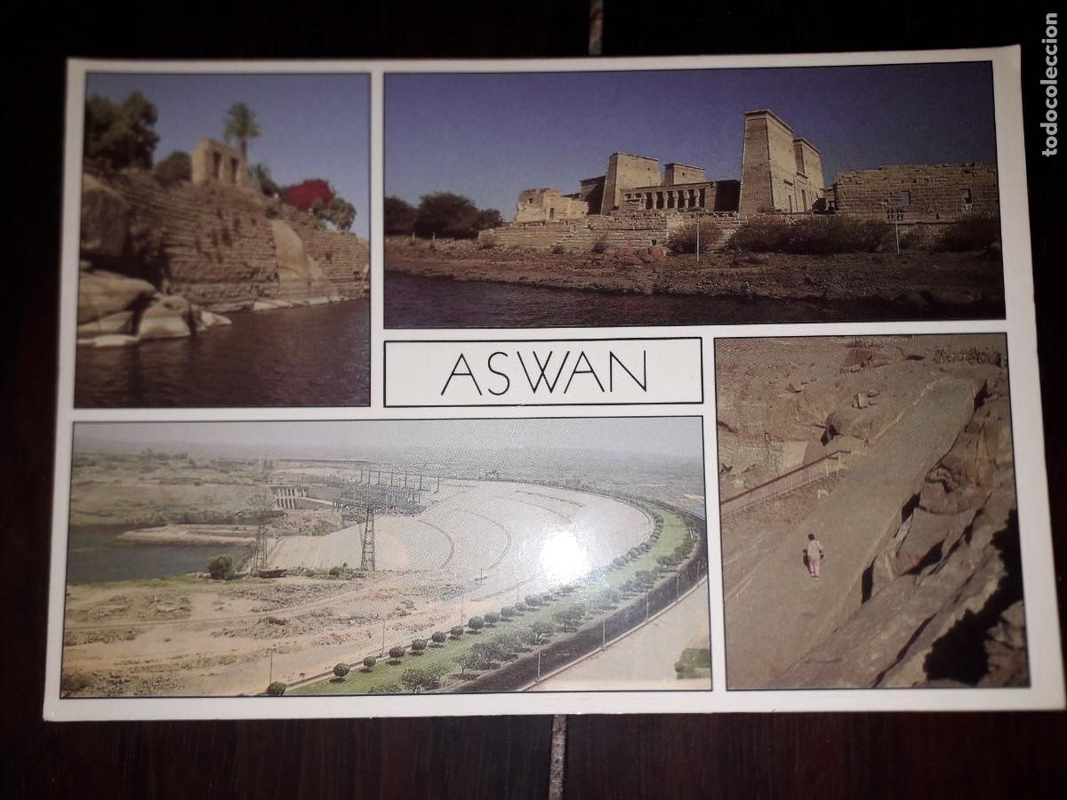 Postales: N&ordm; 43517 POSTAL EGIPTO TEMPLO ASWAN - Foto 1