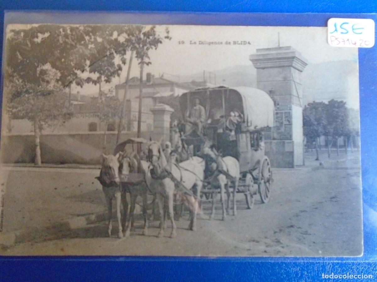 Postales: (PS-71420)POSTAL DE LA DIOLIGENCE DE BLIDA - Foto 1
