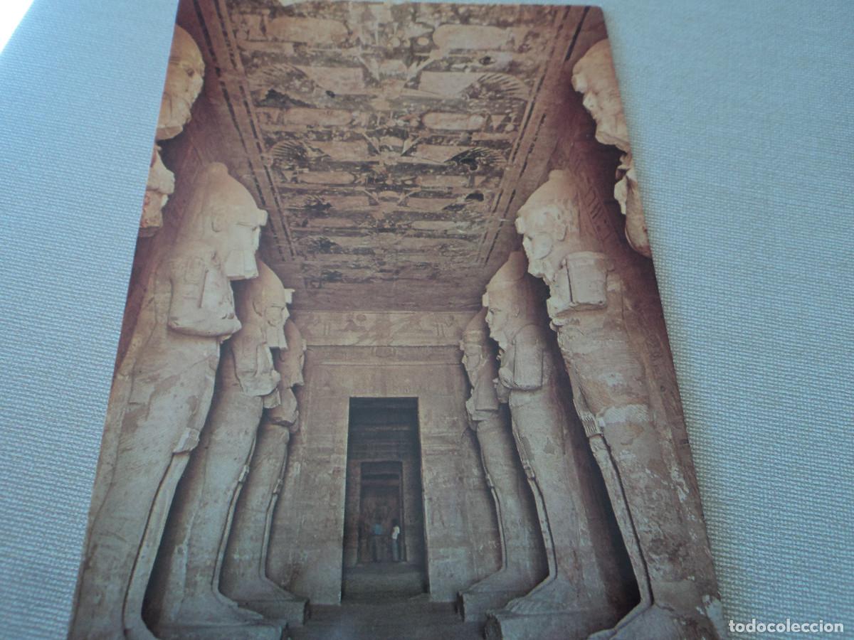 Postales: abu-simbel, osiris columns in the temple - Foto 1