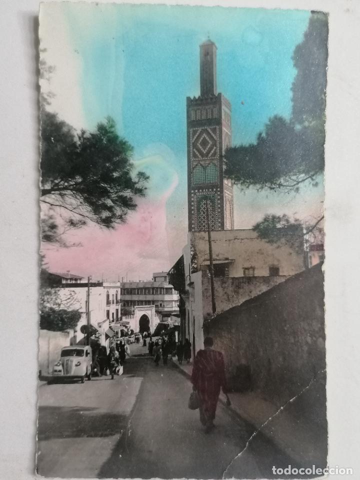 Postkarten: POSTAL TANGER, LA GRAN MEZQUITA, N&ordm; 493, CIRCULADA, EDICIONES S. ELGALY