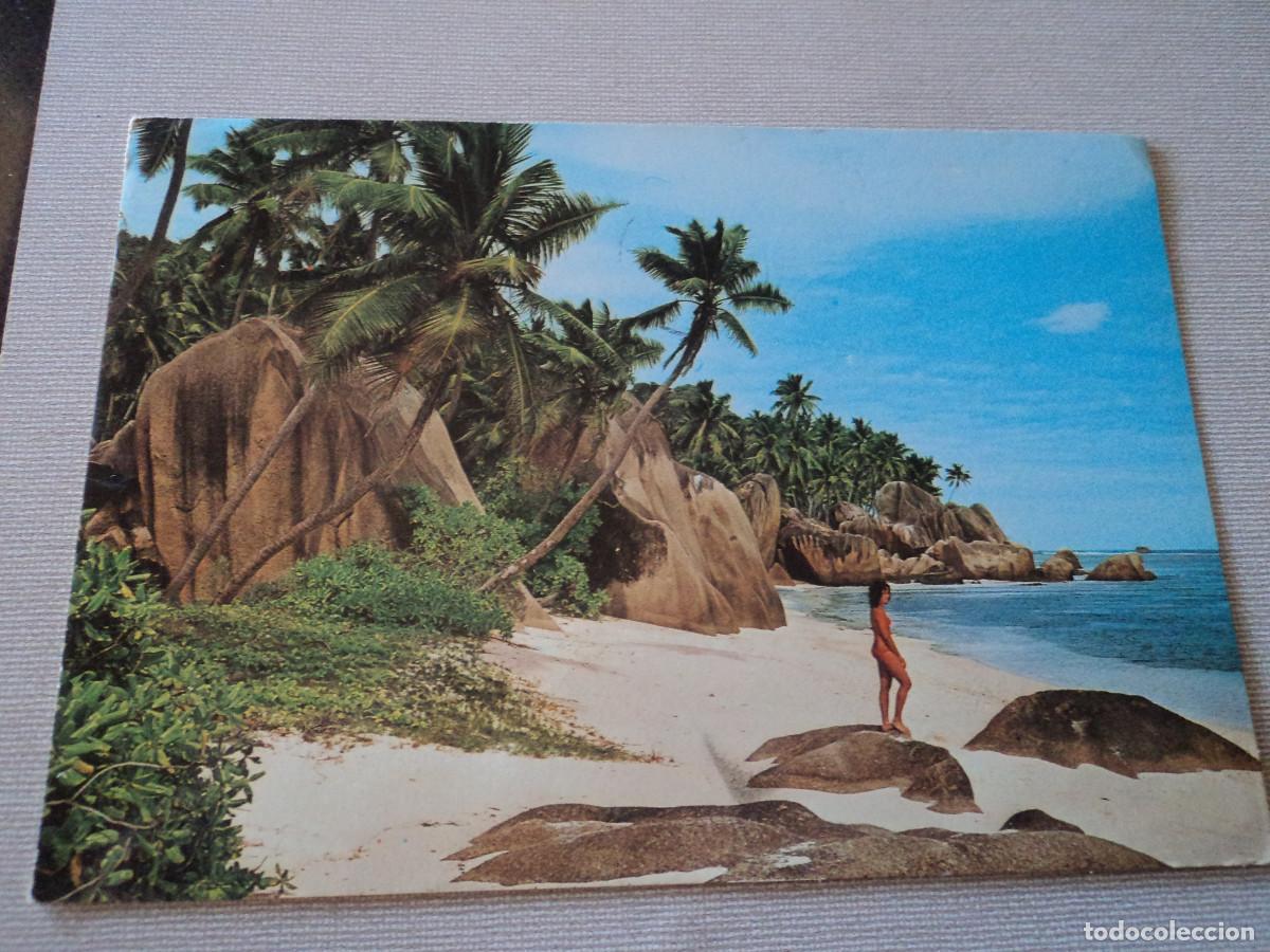 Postales: anse l`union, la digue, seychelles, circulada 1978 - Foto 1