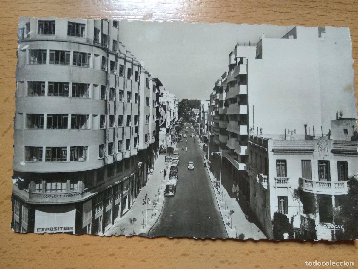 Postales: TANGER MARRUECOS. BOULEVARD PASTEUR. - Foto 1