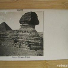 Postales: EGIPTO-EL CAIRO-ESFINGE DE GUIZA-FOTOGRAFICA-POSTAL ANTIGUA-(101.734). Lote 400382944
