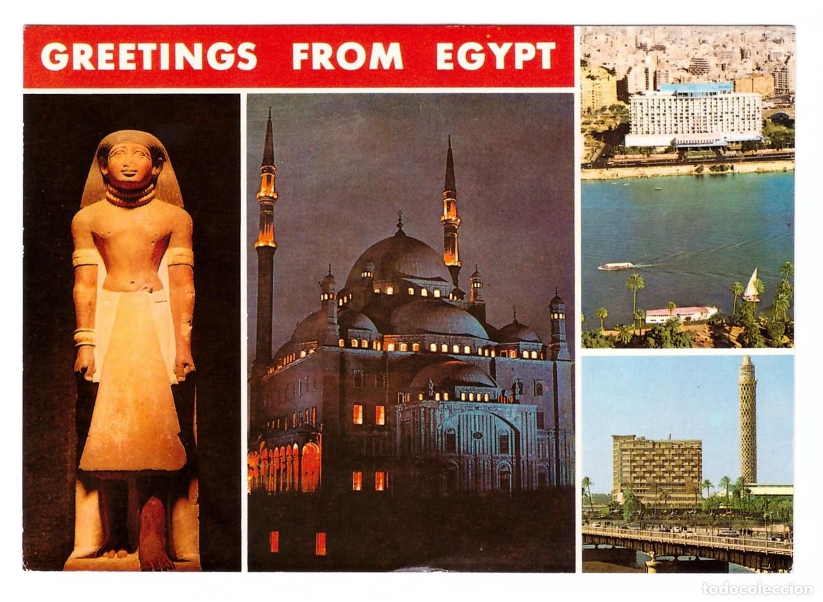 Postales: EL CAIRO (EGIPTO) &bull; GREETINGS FROM EGYPT - Foto 1