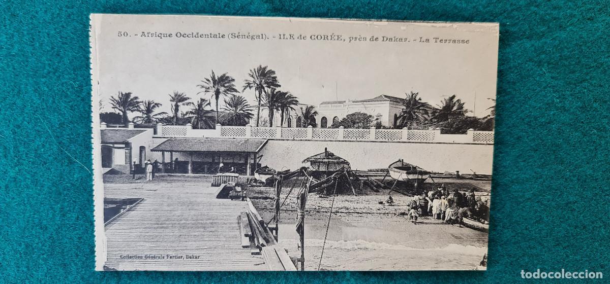 Postales: POSTAL LA TERRASSE ILE DE COREE - DAKAR - SENEGAL - RW - Foto 1