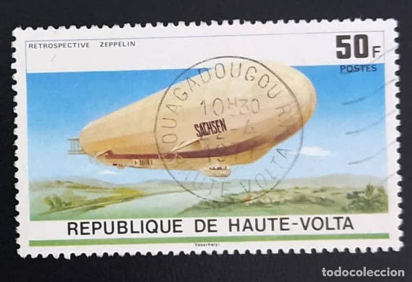 Postales: SD)HIGH VOLT. AIR BALLOON. ZEPPELIN. USED. - Foto 1