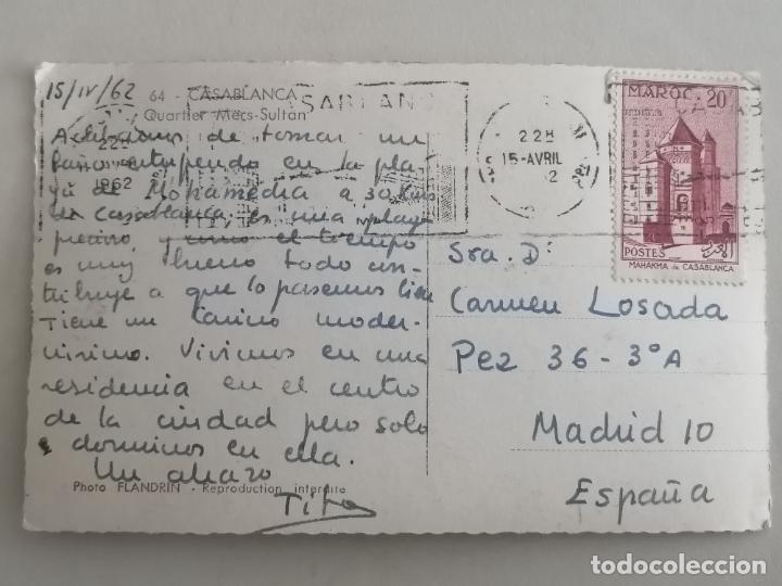 Postales: POSTAL CASABLANCA, QUARTIER MECS SULTAN - Foto 2