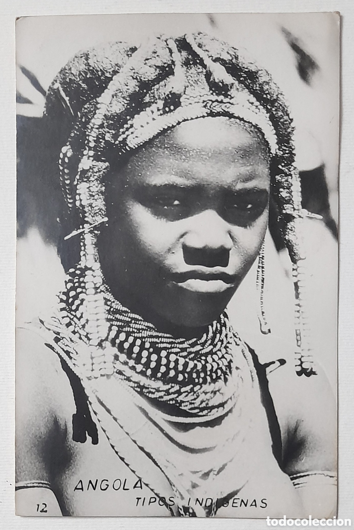Postales: ANGOLA. Tipos ind&iacute;genas. Circulada - Foto 1