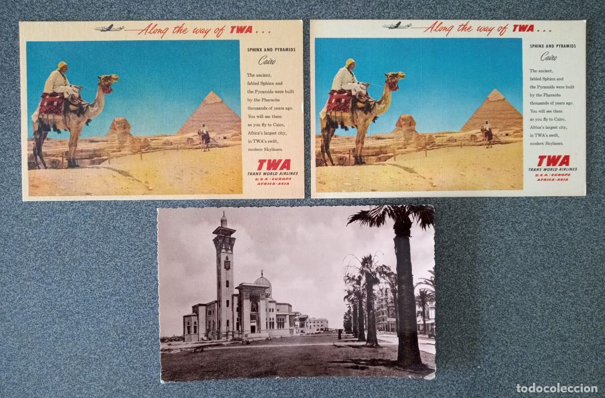 Postales: Lote postales Egipto - Foto 1