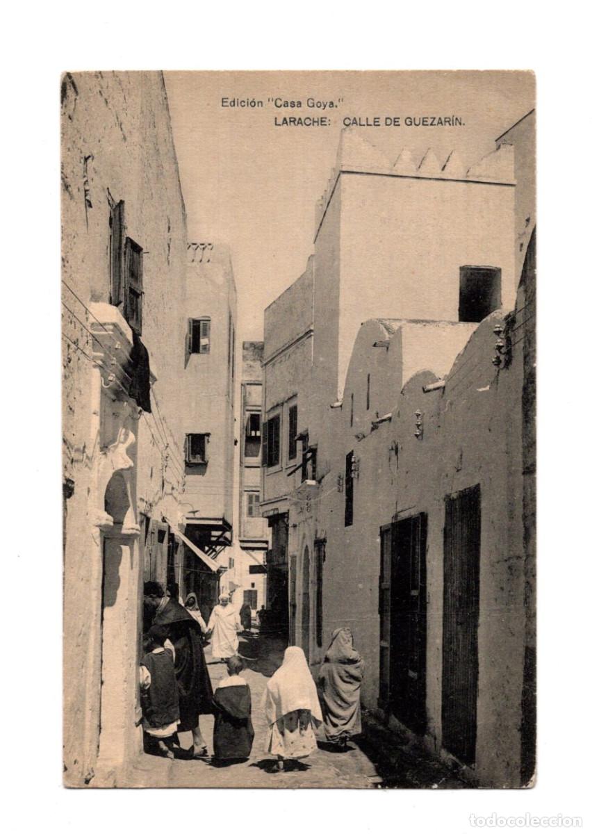 Postales: LARACHE.- CALLE GUEZAR&Iacute;N. - Foto 1