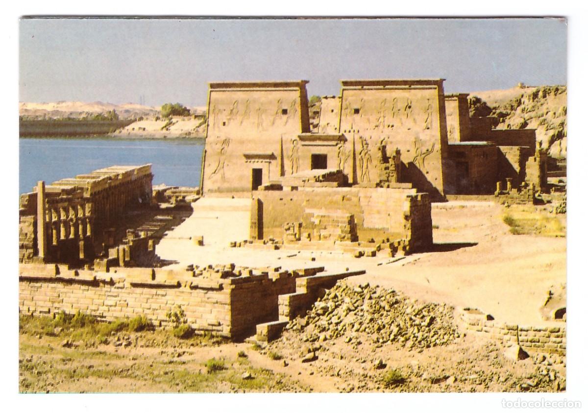 Postales: EGYPT // ASSWAN - THE PHILAE TEMPLE - Foto 1