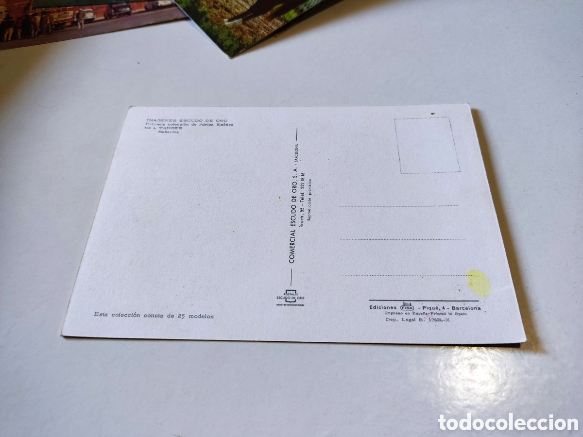 Postales: Postal T&aacute;nger bailarina - Foto 2