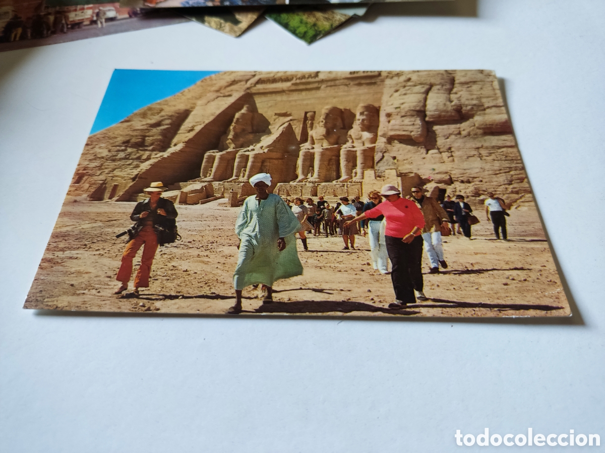 Postales: Postal Egipto templo Rams&eacute;s ll - Foto 1