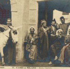 Postales: AFRICA. EGIPTO. EGYPT. EGYPTE. RPPC. CAIRO A MILANO. 1906