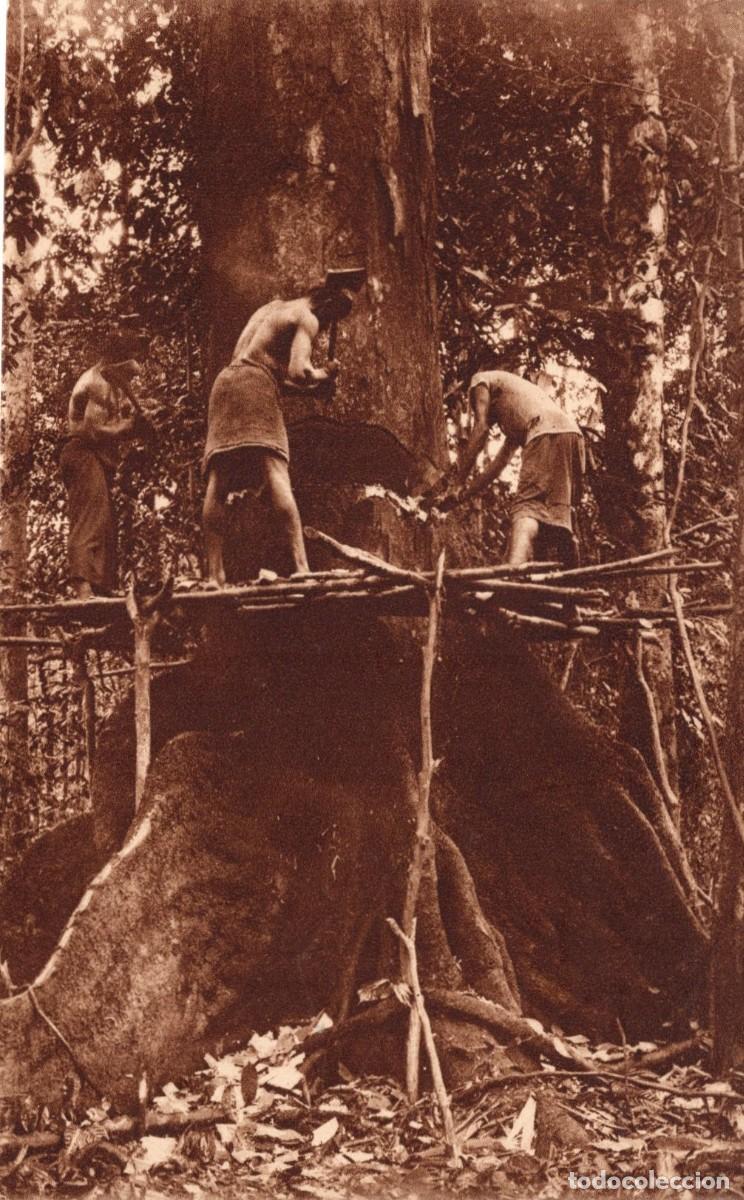 Postales: GUINEA ESPA&Ntilde;OLA. 8 HACHEROS - Foto 1