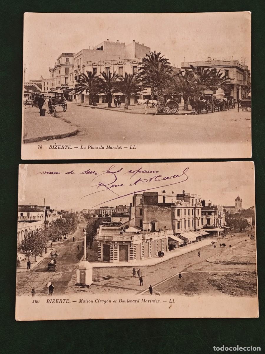 Postales: 4 Postales T&uacute;nez Bizerte - Foto 2