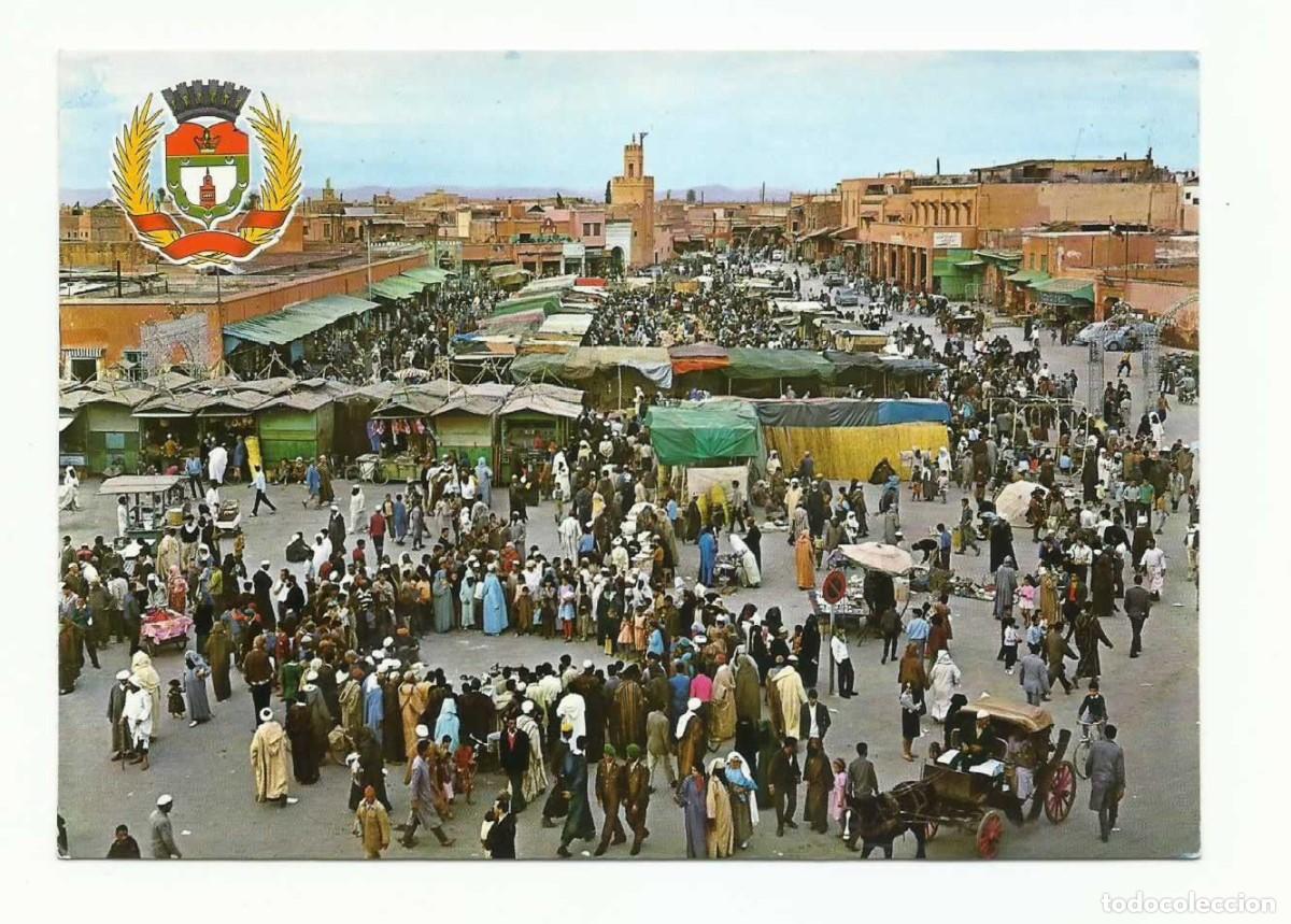 Postales: ❤️ Posta 2033, Marrakech, Marruecos, 1961 - Foto 1