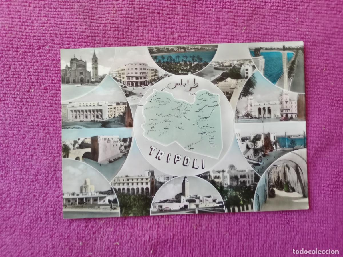 Postales: Tripoli, Libia. Postal de &eacute;poca - Foto 1