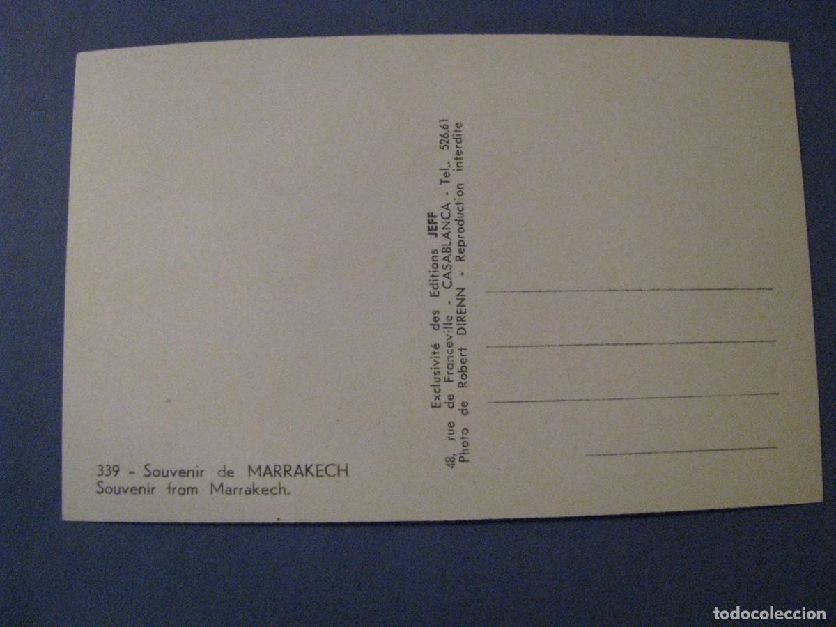 Postales: POSTAL DE MARRUECOS. MARRAKECH. ED. JEFF. - Foto 2