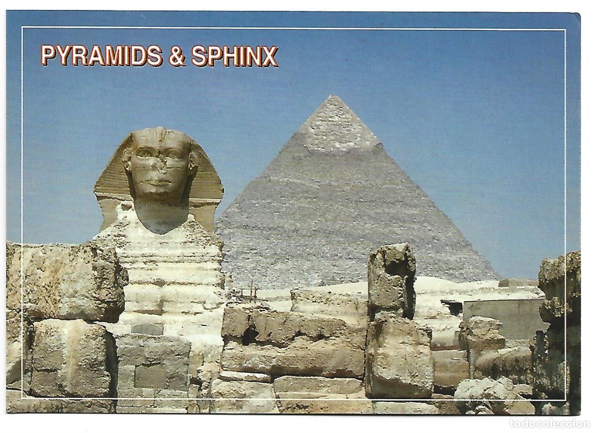 Postales: PYRAMIDS & SPHINX.- GIZA / EL CAIRO - EGYP - Foto 1