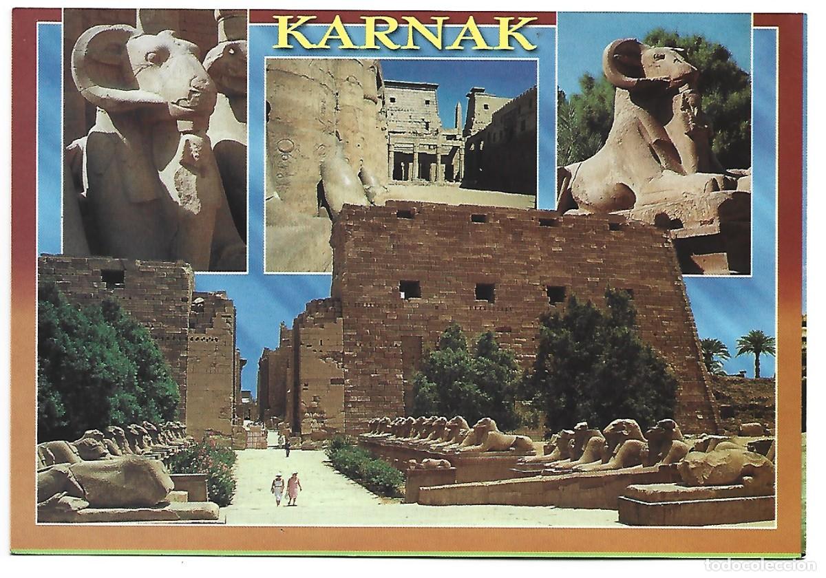 Postales: TEMPLO DE KARNAK.- EGYPT - Foto 1