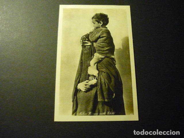 Postales: EGIPTO MUJER NATIVA CON THILA POSTAL - Foto 1