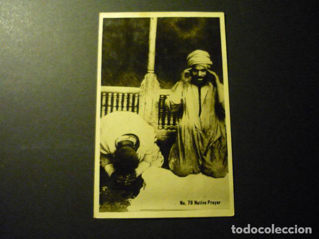 Postales: EGIPTO EL CAIRO NATIVOS REZANDO POSTAL - Foto 1