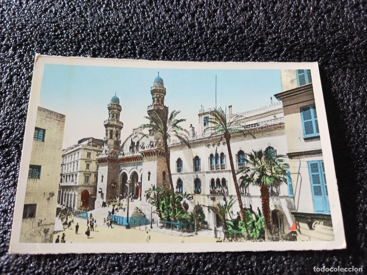 Postales: 400 alger la cathedrale, circulada 1959 - Foto 1