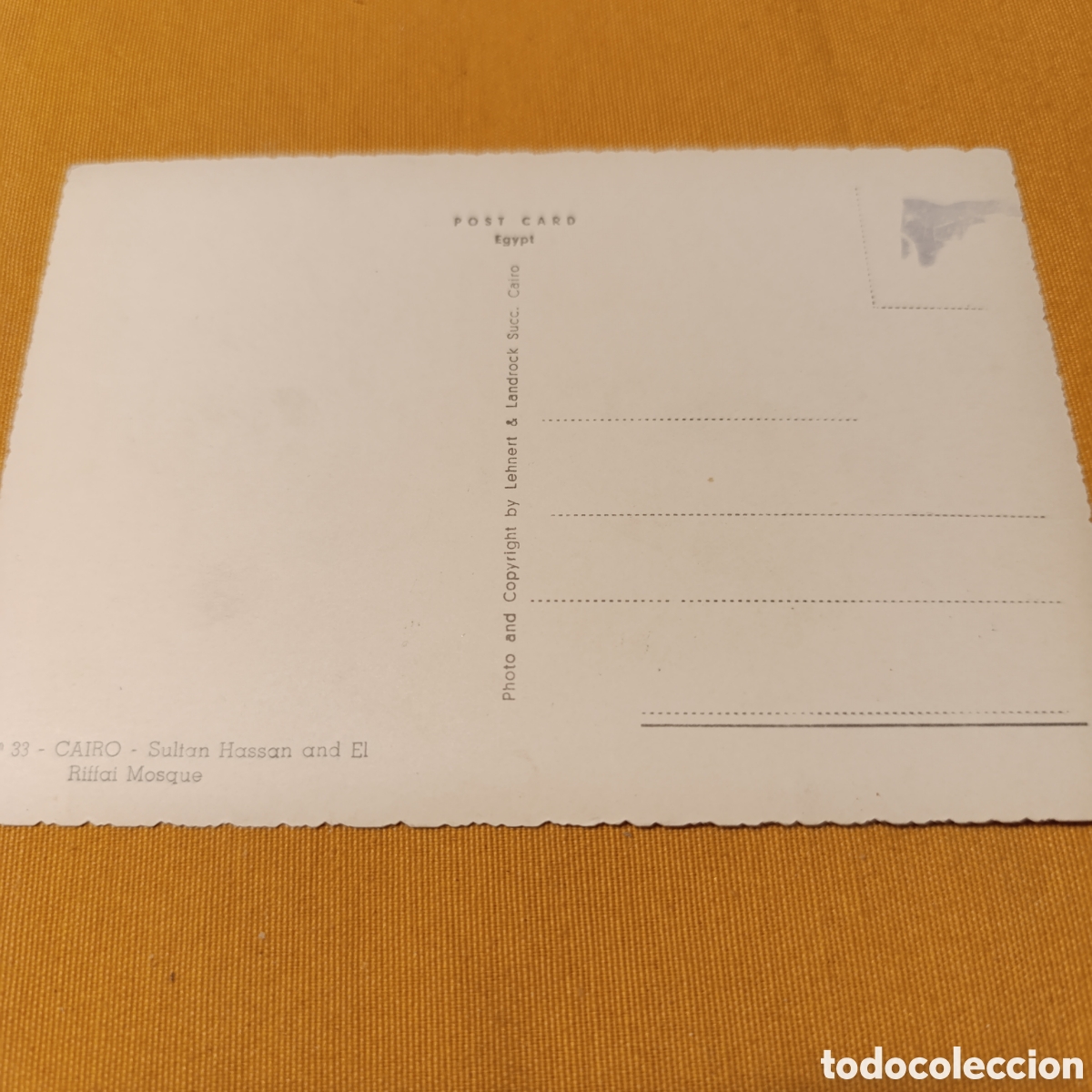 Postales: ANTIGUA POSTAL ,EL CAIRO, EGIPTO,TROQUELADA - Foto 2