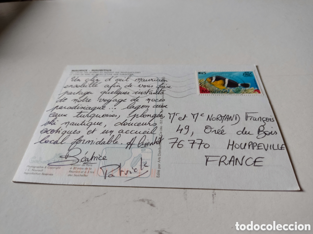 Postales: Postal Isla Mauricio..... - Foto 2