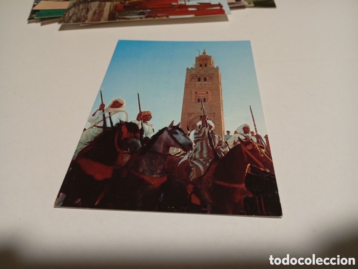 Postales: Postal Marruecos carga de jinetes - Foto 1