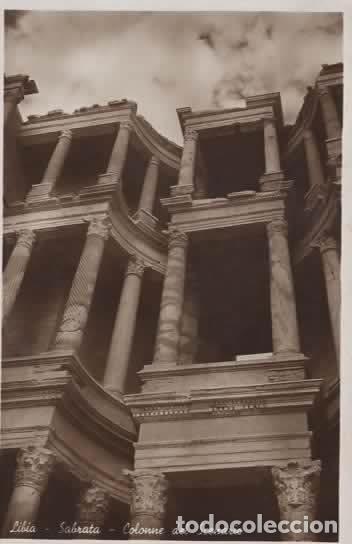 Postales: LIBIA SABRATA COLONNE DEL SCENARIO - Foto 1