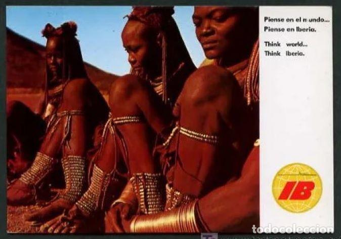 Postales: *Africa* Ed. Iberia, serie *Piense en el mundo...* Dep. Legal 1969. Nueva.