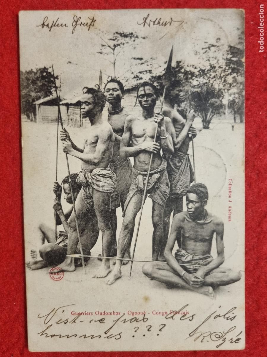 Cartes Postales: POSTAL CONGO FRANCES GUERRILLEROS OUDOMBOS ORIGINAL P1988