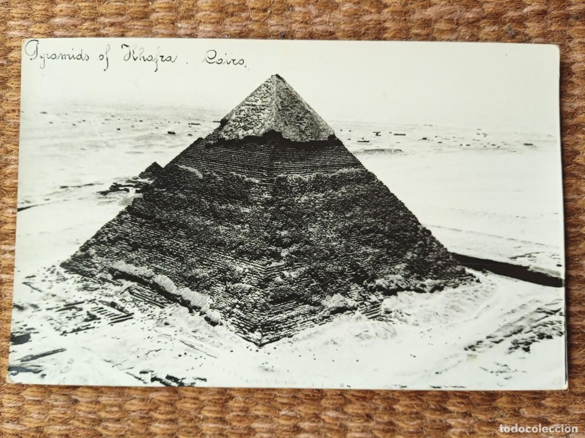 Postales: EGIPTO - EL CAIRO - PIRAMIDE DE KEFREN - Foto 1
