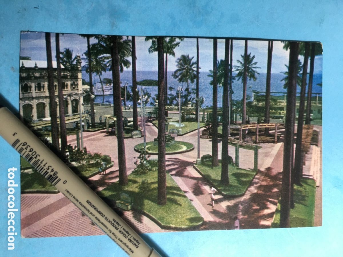 Postkarten: 1965 7/6 COLOR CIRC. SANTA ISABEL EX PROVINCIA ESPA&Ntilde;A DE FERNANDO POO - GUINEA ECUATORIAL