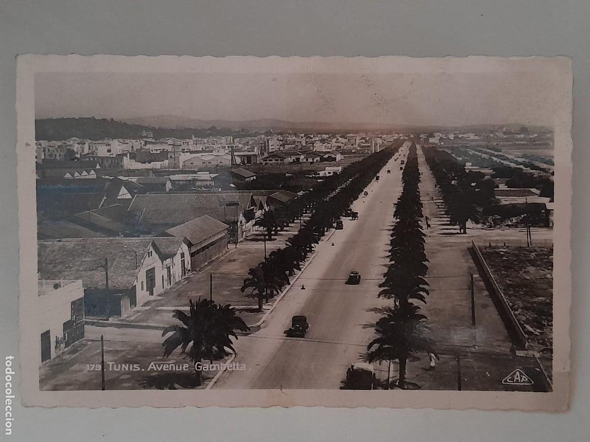 Postales: ANTIGUA TARJETA POSTAL TUNEZ AVENIDA GAMBETTA RV 2581