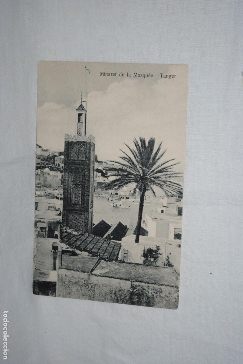 Postales: TANGER MINARETE DE LA MOSQUEE - Foto 1