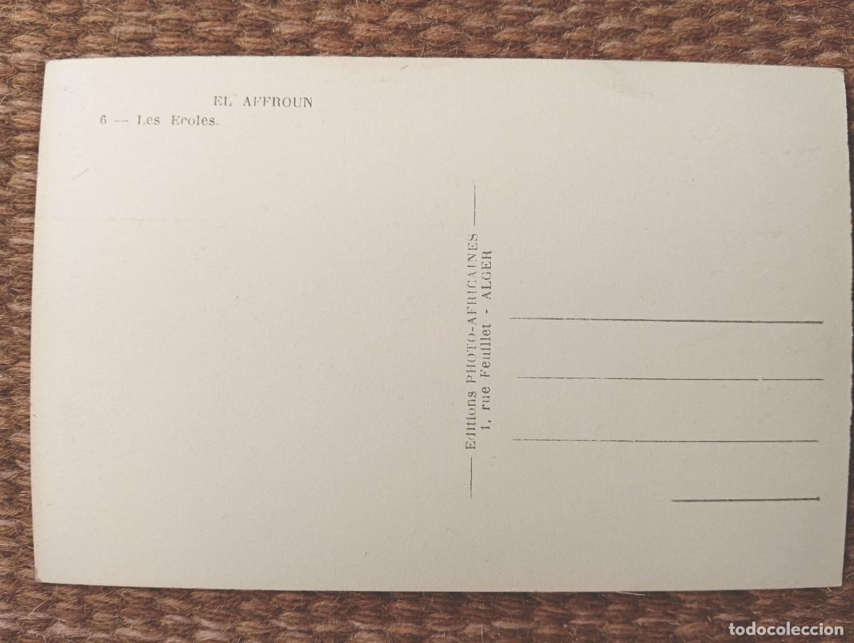 Postales: EL AFFROUN - ARGELIA - LA ESCUELA - Foto 2