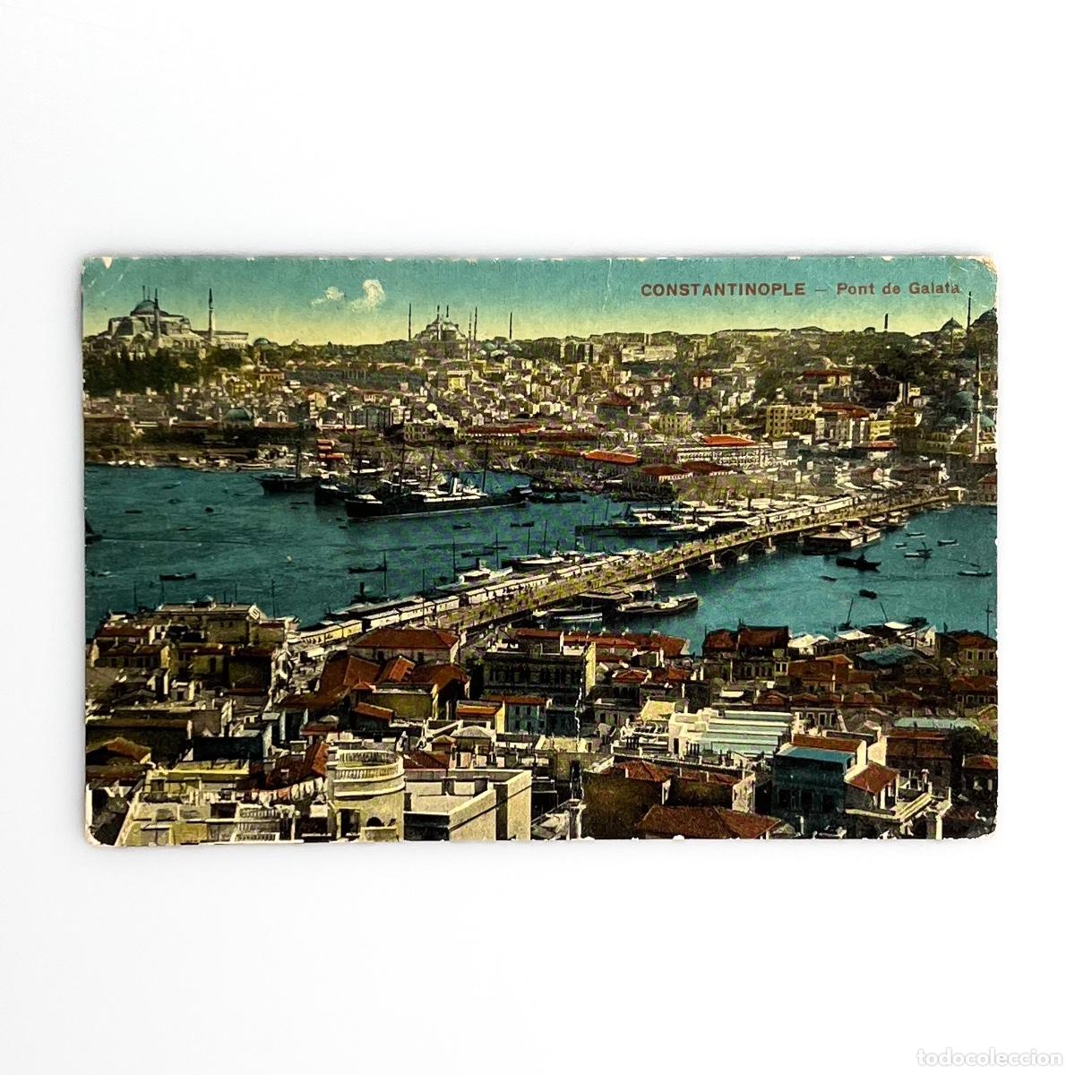 Postales: Postal Constantinople, Pont de Galata - Foto 1