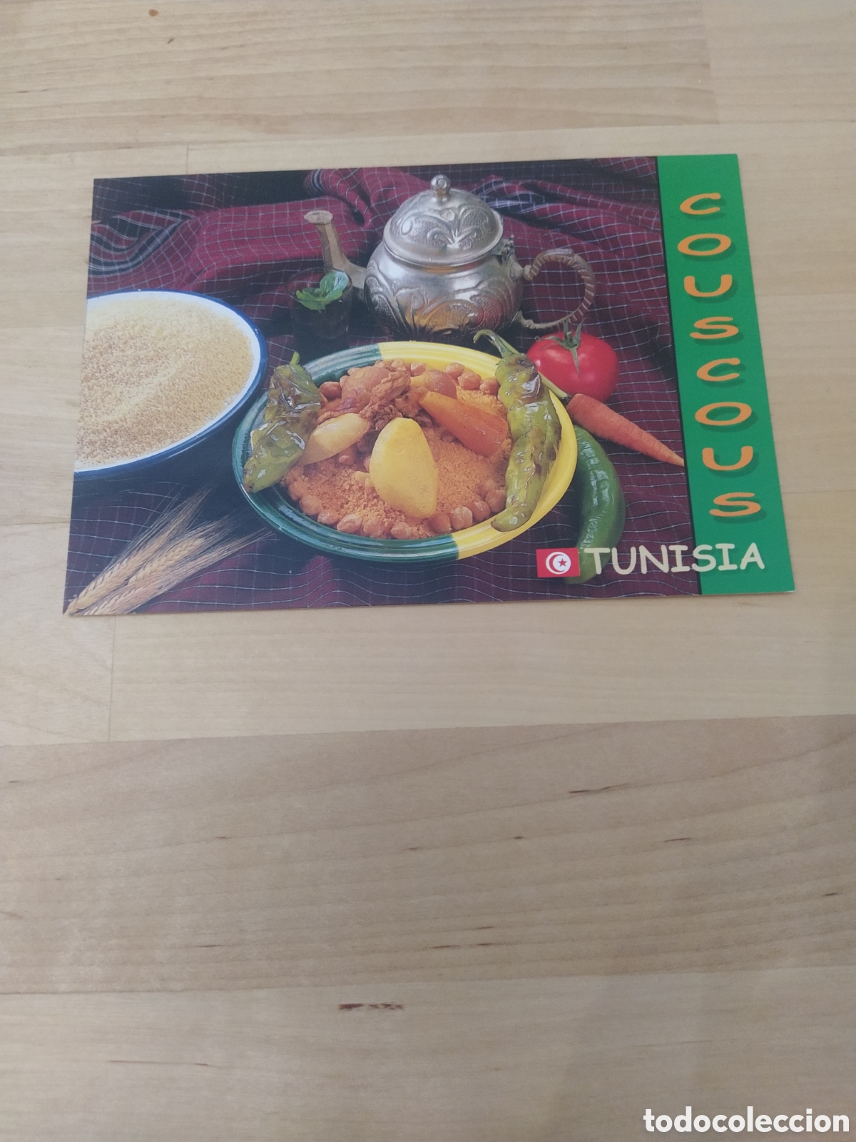 Postales: POSTAL PLATO DE CUSC&Uacute;S - T&Uacute;NEZ, MARRUECOS - Foto 1